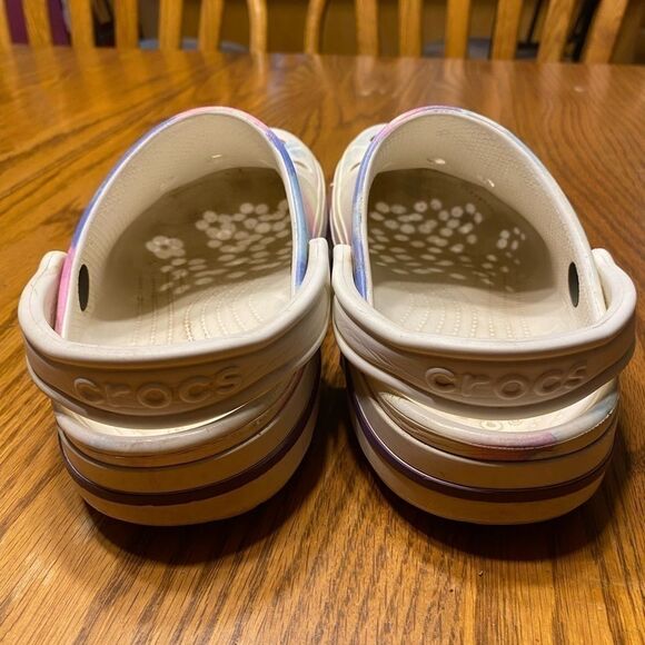 Crocs Bayaband Tie Dye Clogs Slip On women’s 6 - Picture 8 of 9